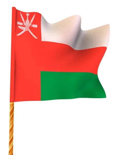 Bandera. Omán — Foto de Stock