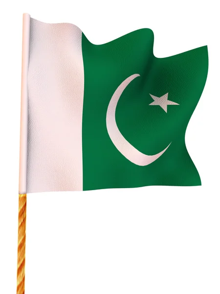 Flagge zeigen. Pakistan — Stockfoto