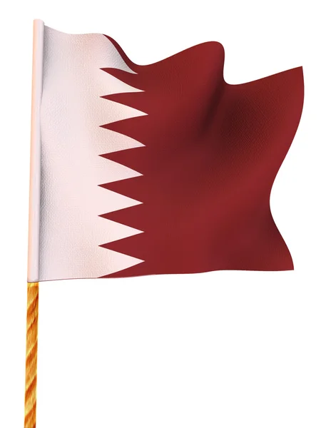 Bayrak. Katar — Stok fotoğraf