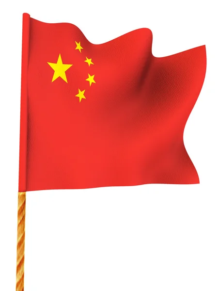 Zászló. Kína — Stock Fotó