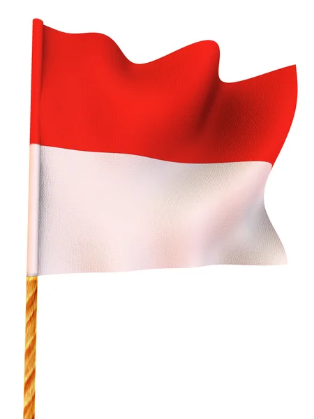 Bendera. Indonesia — Stok Foto