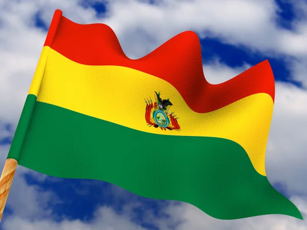 Флаг. Боливия — стоковое фото