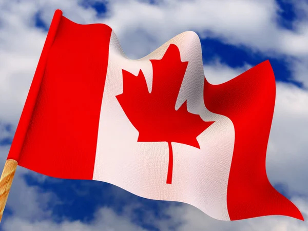 Bandera. Canadá —  Fotos de Stock