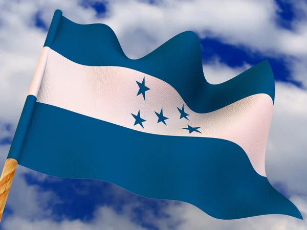 Flaga. Honduras — Zdjęcie stockowe