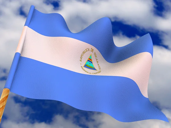 Bandera. Nicaragua —  Fotos de Stock