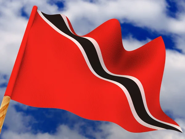 Zászló. Trinidad és Tobago — Stock Fotó
