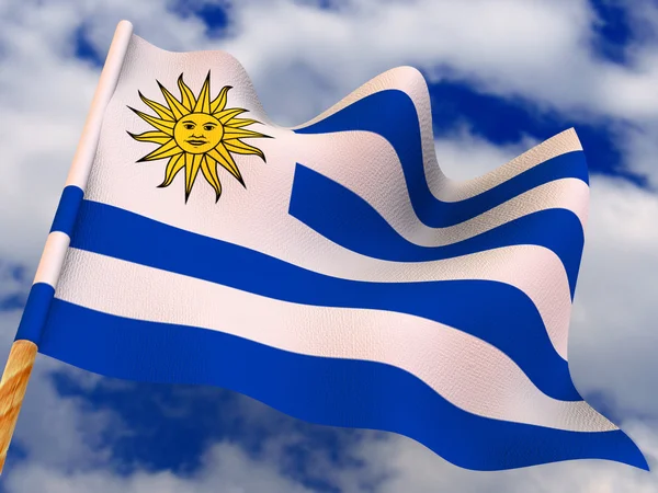 Bandeira. Uruguai — Fotografia de Stock