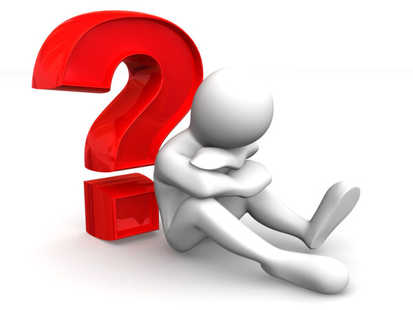 Человек с вопросом
