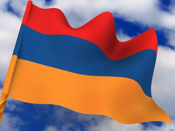 ध्वज. आर्मेनिया . — स्टॉक फोटो, इमेज
