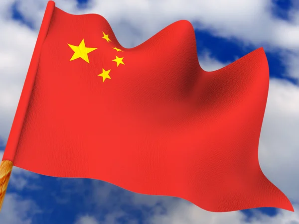 Vlag. China. — Stockfoto
