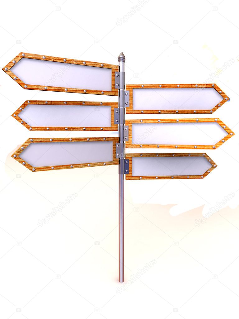 Blank arrows directions.