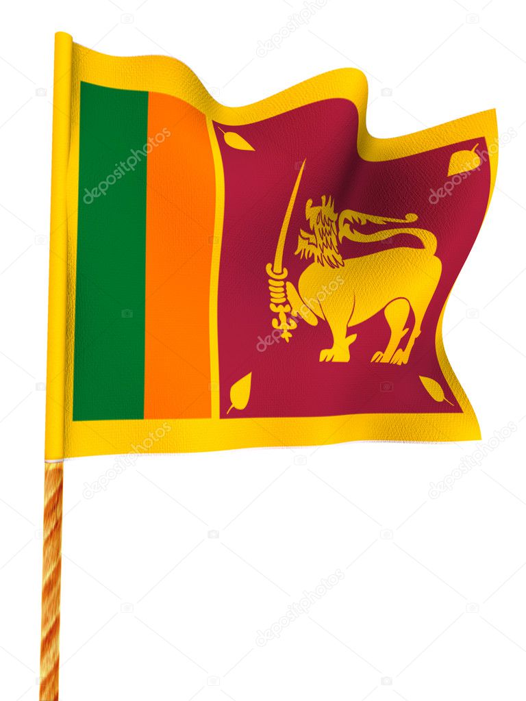 Flag. Sri Lanka Stock Photo by ©maxxyustas 5085142