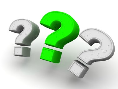 Three questions clipart