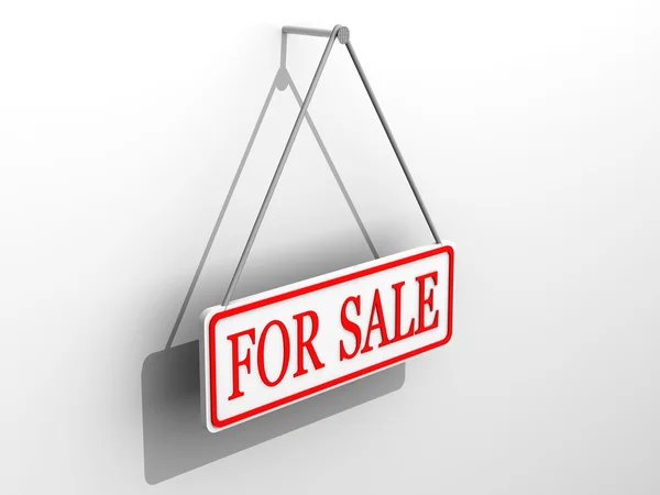 Sign "for sale" — Stock Photo, Image