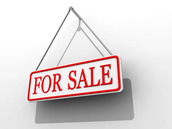 Firma "in vendita " — Foto Stock