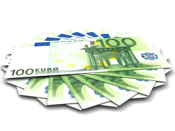 Euro corrigido — Fotografia de Stock