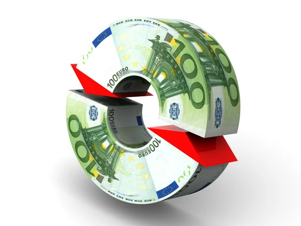 Cambio de divisas. euro —  Fotos de Stock
