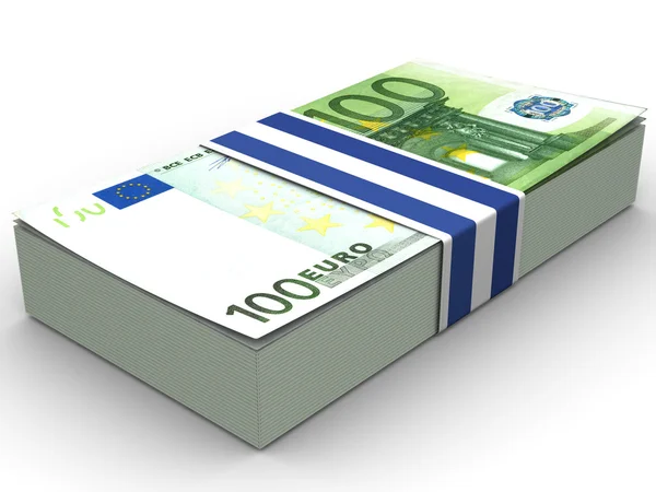 Handred euro — Stock Photo, Image