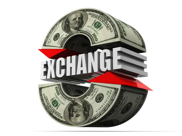 stock image Currency exchange. dollar