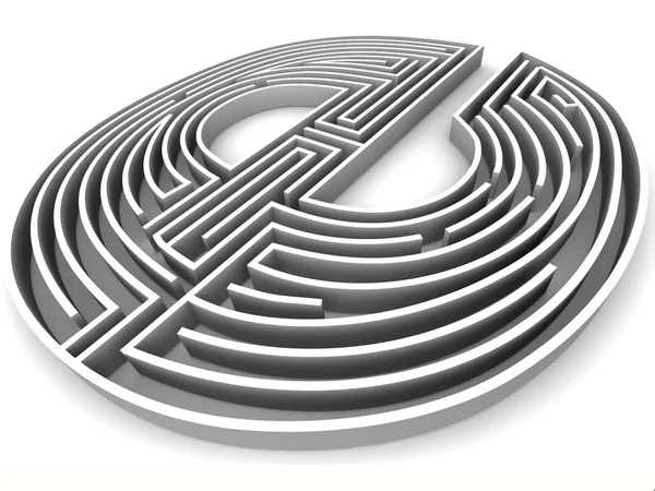 Symbol pro internet. labyrint — Stock fotografie
