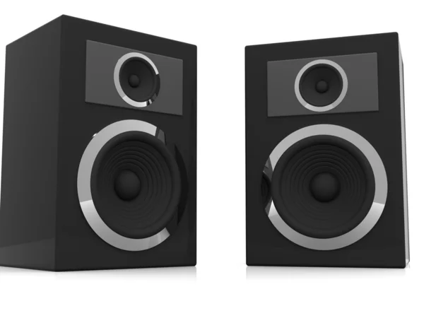 Hangszórók. 3D — Stock Fotó