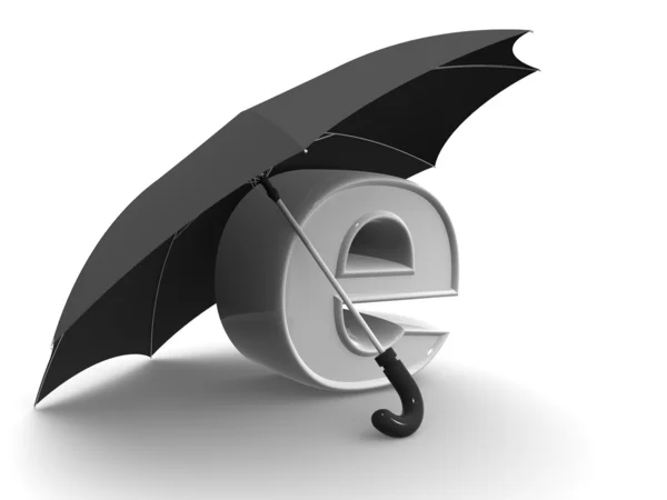 Szimbólum Internet esernyő — Stock Fotó