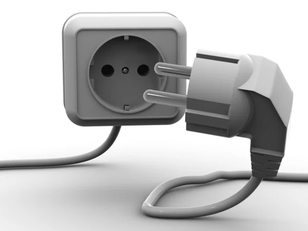 Plug and socket — Stock Photo, Image