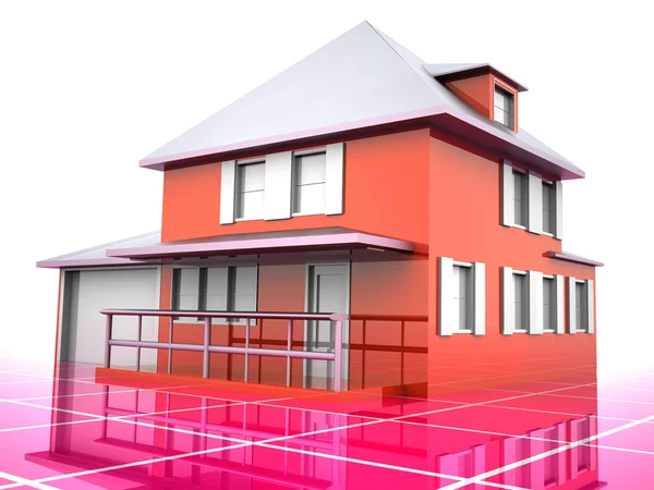 Model van huis — Stockfoto