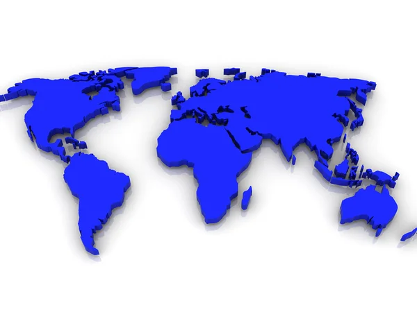 Mapa świata. — Zdjęcie stockowe