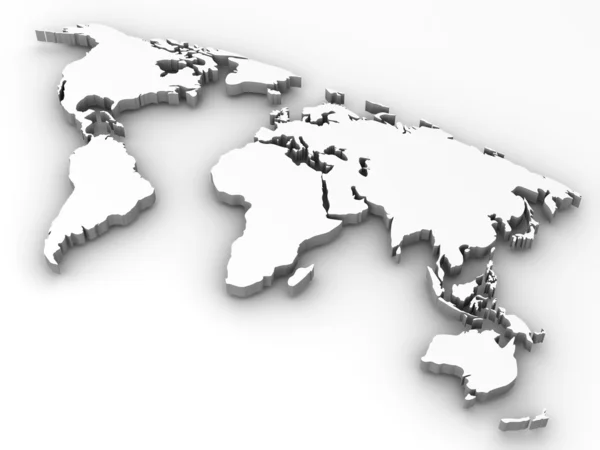 Map of World. — Stock Photo, Image