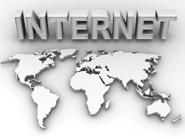 Wereld. Internet — Stockfoto