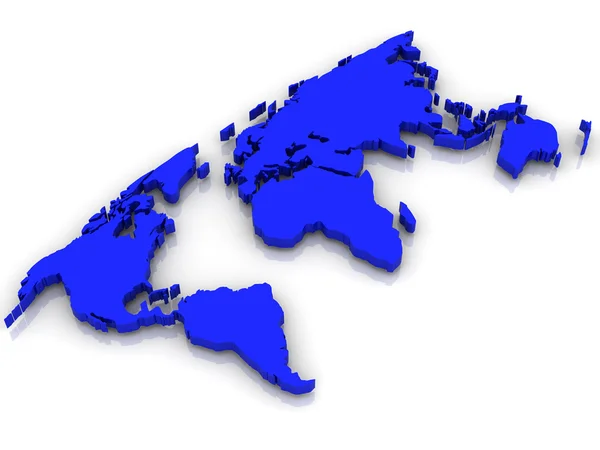 Map of World. — Stock Photo, Image