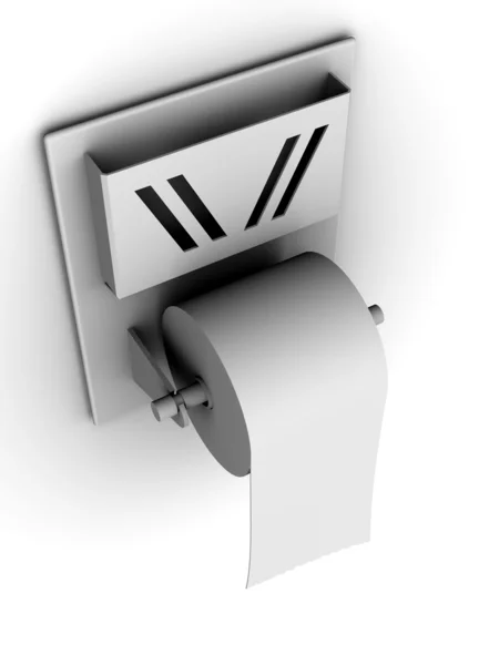 Rolka papieru toaletowego — Zdjęcie stockowe