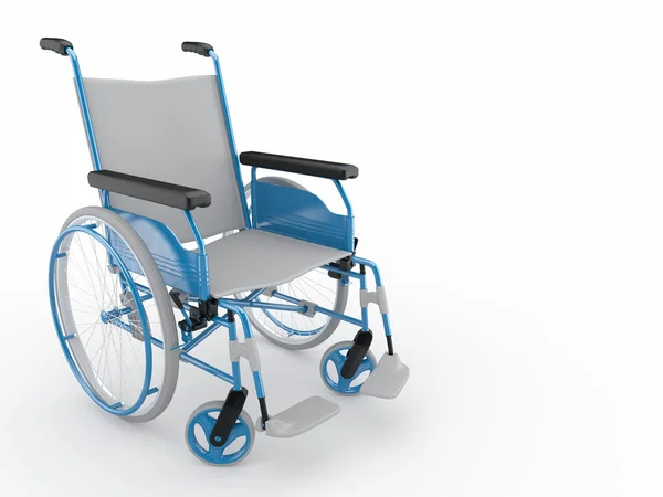 Tekerlekli sandalye. 3D — Stok fotoğraf