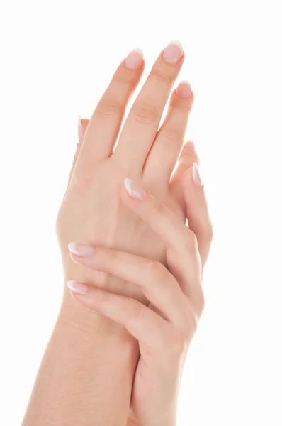 Fajny francuski manicure — Zdjęcie stockowe