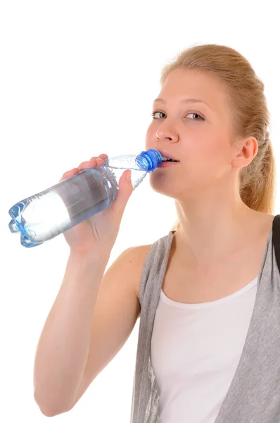 Klar, vannholdig drikk – stockfoto