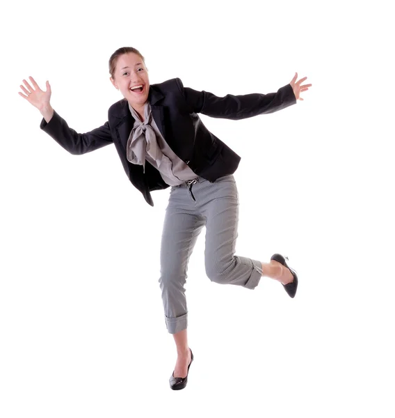 Absolutely happy woman — Stock Photo, Image