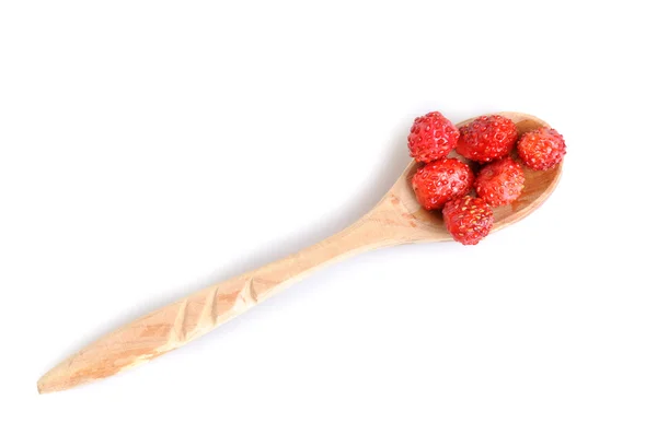 勺，草莓 — 图库照片
