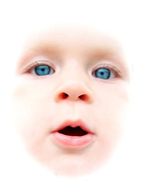 Ansikte lite baby — Stockfoto