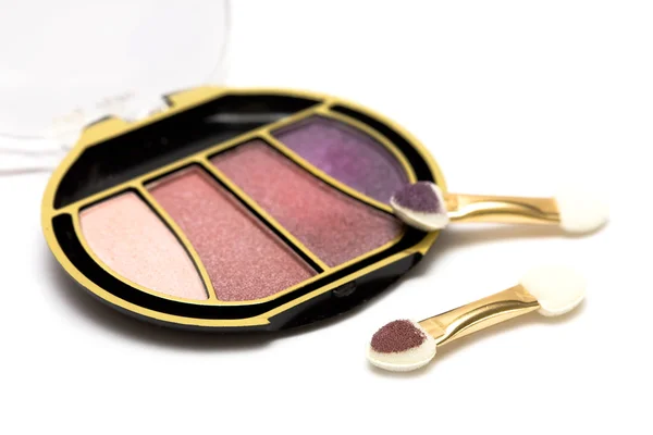 Violette en roze make-up oogschaduw — Stockfoto