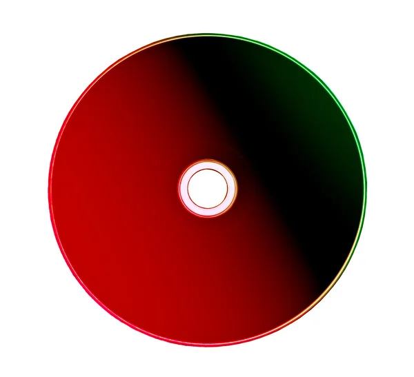 孤立的 cd 或 dvd rom — 图库照片