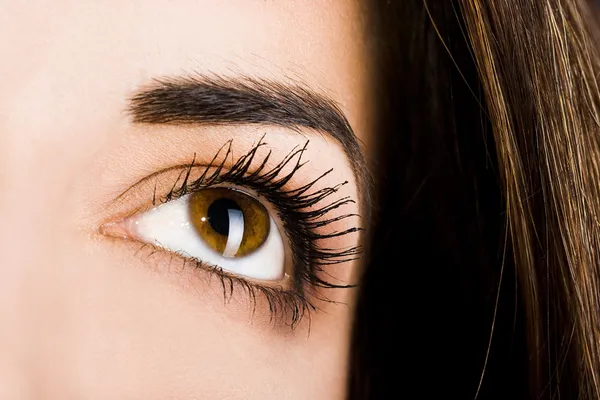 Mooie womanish ogen — Stockfoto