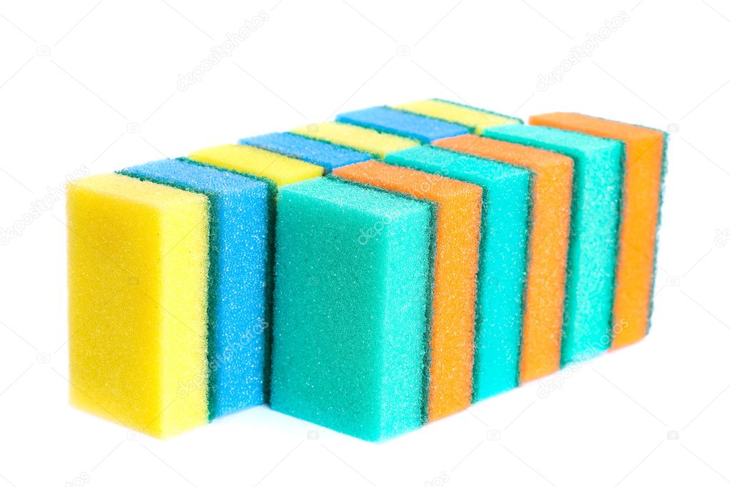 Scrubbing sponges