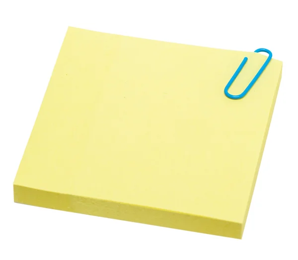 Páginas amarelas de notebook — Fotografia de Stock