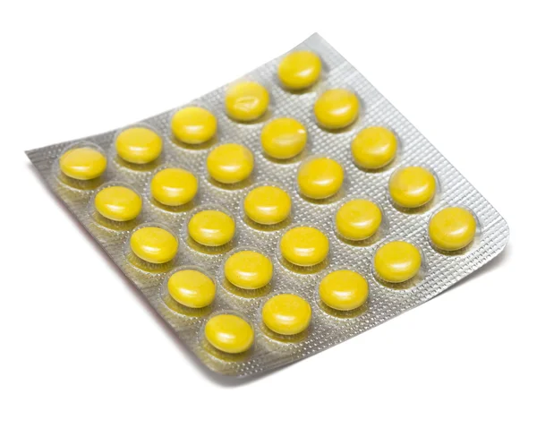 Pack de pastillas aisladas — Foto de Stock