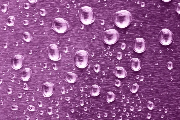 Gocce d'acqua rosa per sfondo — Foto Stock
