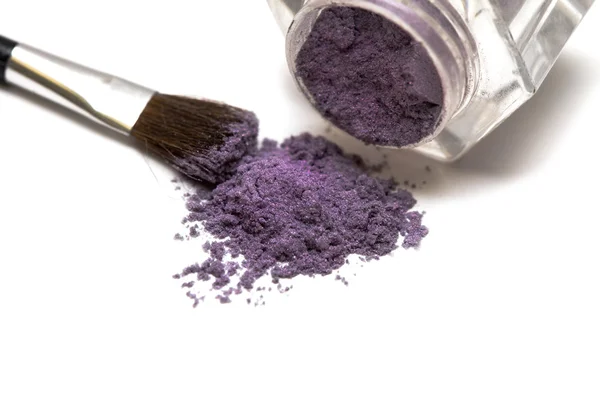 Violette Make-up-Lidschatten — Stockfoto