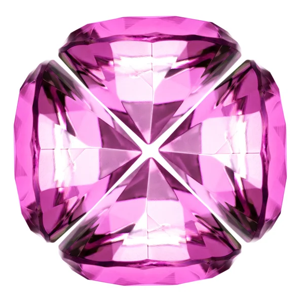 Belo cristal de diamante — Fotografia de Stock