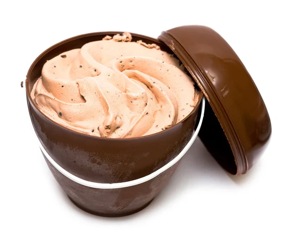 stock image Chocolate ice-cream in basket