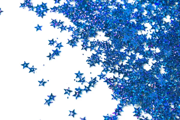 Beyaz arkaplanda kutlama yıldızları — Stok fotoğraf